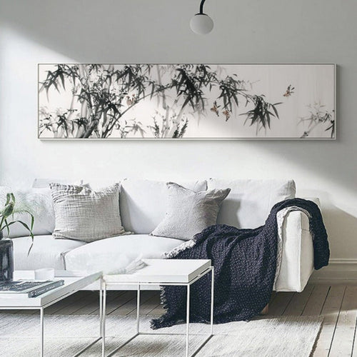 Zirpende Fugler-Canvas Veggkunstmaleri | Skanto