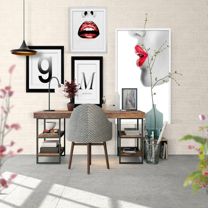 Makeup Leppestift - Lerret Veggkunst Maleri