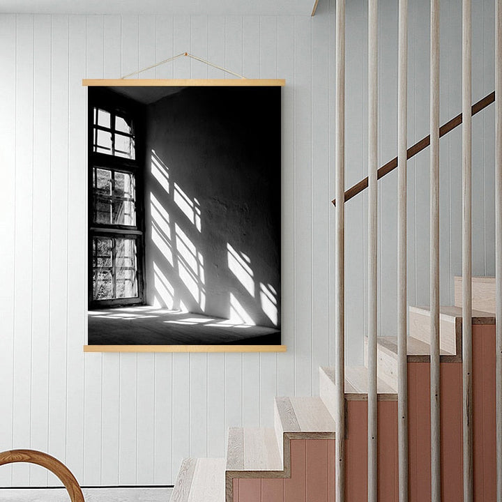 Nordic Scandinavian Interiors Love Print Girl - Canvas Picture