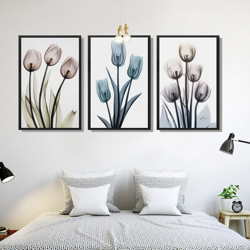 Moderne europeisk tulipan – lerretbilde
