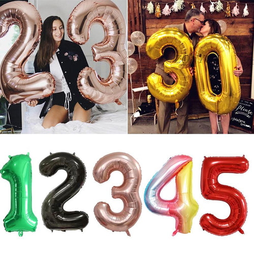 Store Helium Bursdagsballonger | Skanto