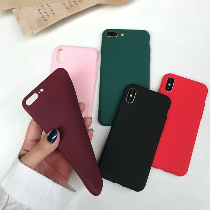 Aleta - Myk silikon matt iPhone-deksel | Skanto