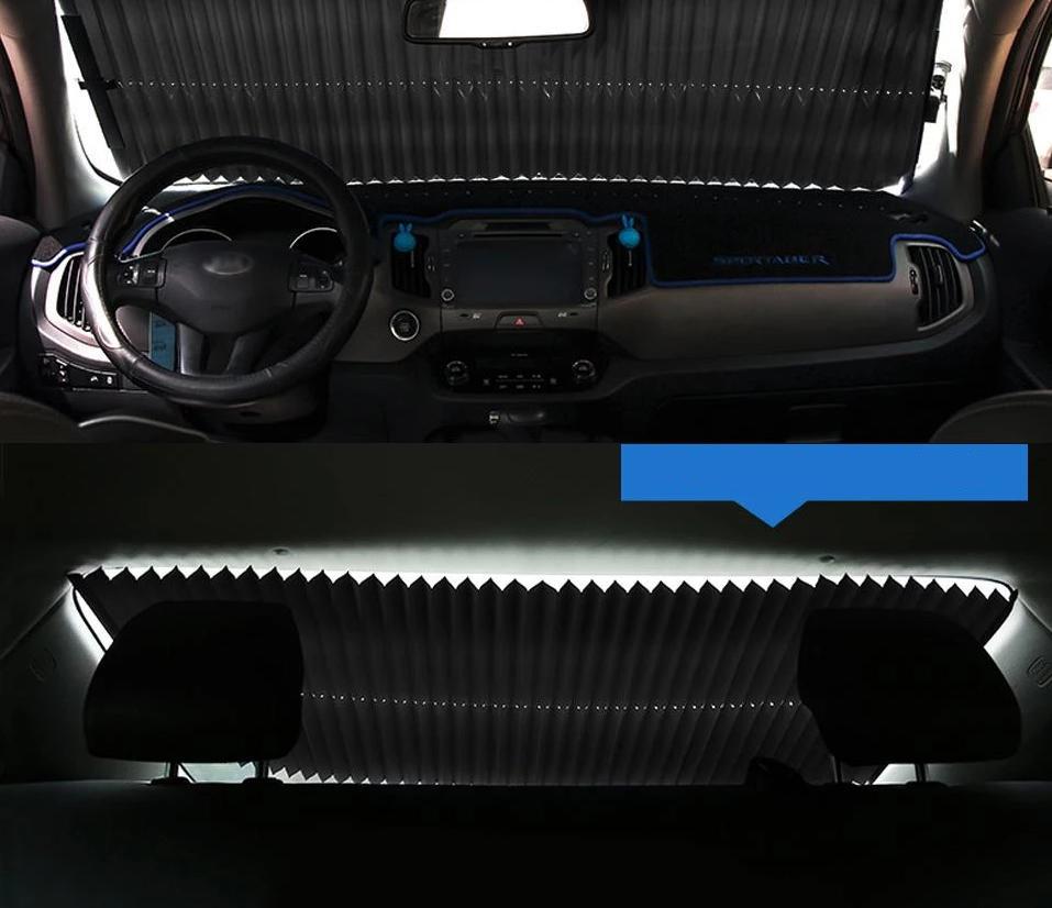 Retractable Front Windshield Sunshade | Skanto