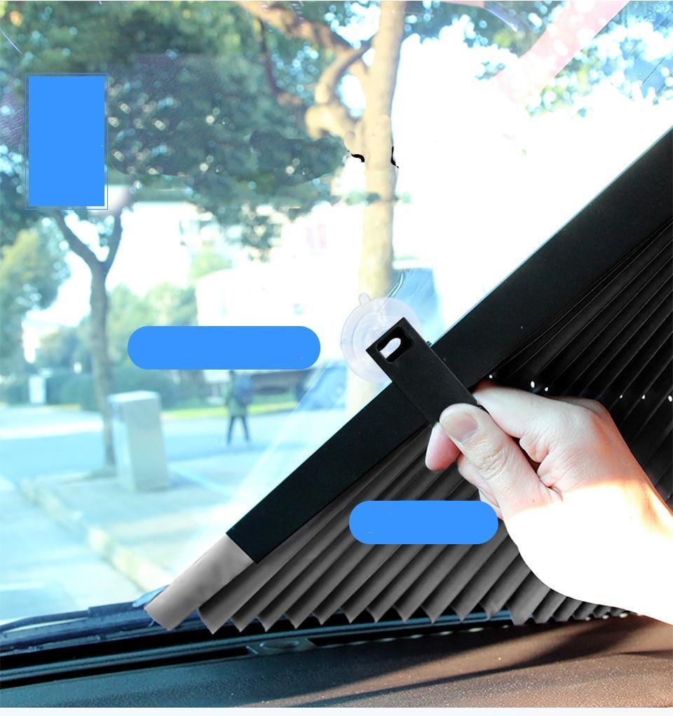 Retractable Front Windshield Sunshade | Skanto