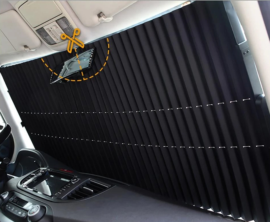 Retractable Front Windshield Sunshade | Skanto