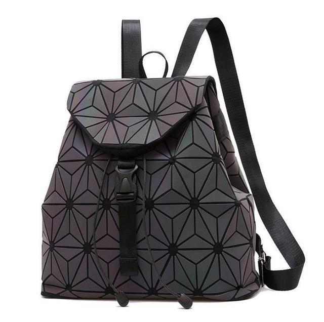 Skanto | Geometrisk Ryggsekk Holografisk Reflekterende Bag