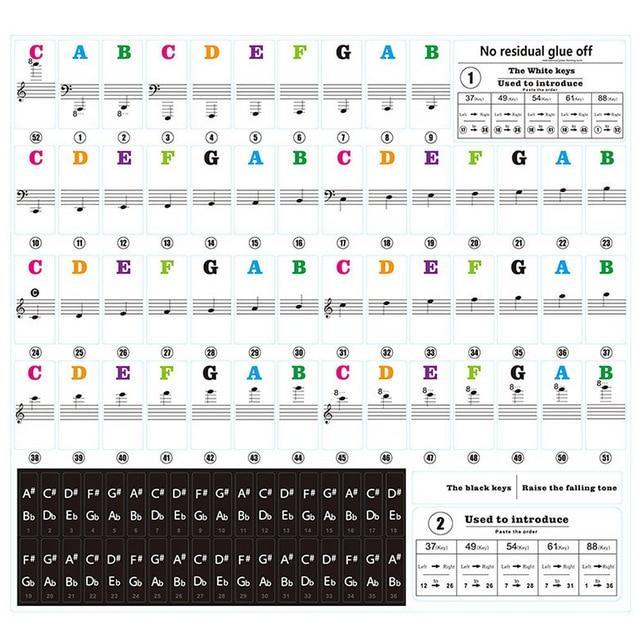 Skanto | Ultimate Piano Key Stickers