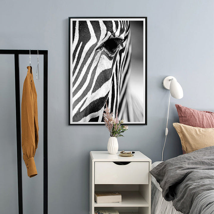 Afrikansk Zebra - Kanvas Veggkunst Maleri | Skanto