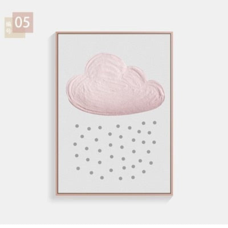 Liten prinsesse - lerret veggkunst maleri