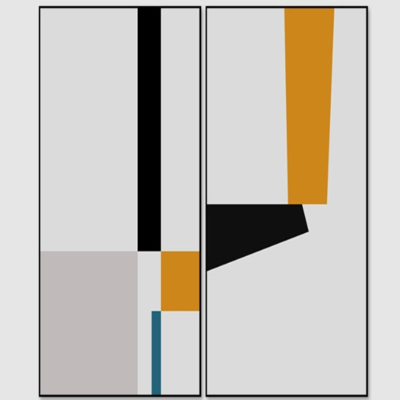 Minimalistisk abstrakt veggkunst Galleri Skandinavia - lerret veggbilde maleri