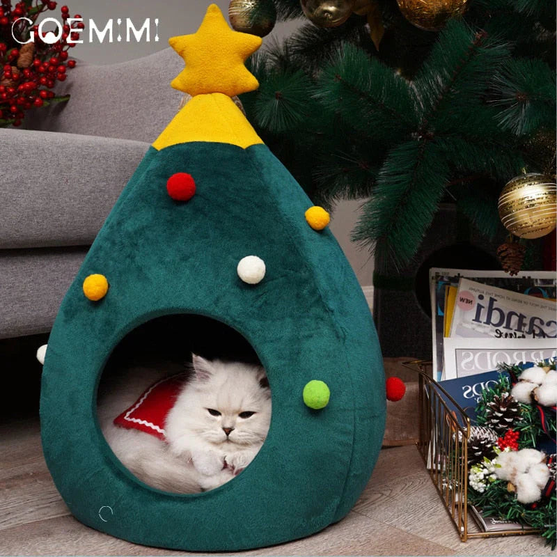 Katte seng juletrær – CozyTree Haven Skanto