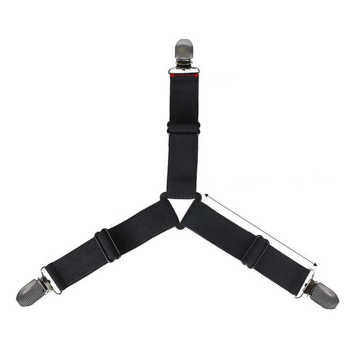 HoldTight - 4 Delers Elastiske Laken Klemmer | Skanto
