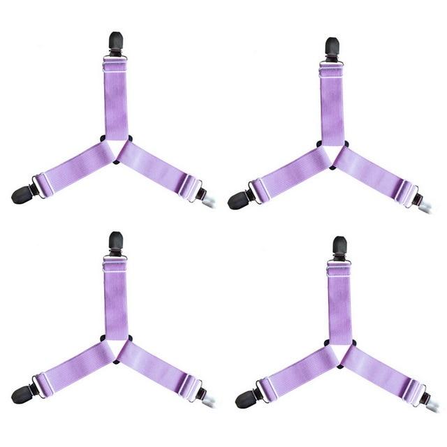 HoldTight - 4 Delers Elastiske Sengetøy Klemmer | Skanto