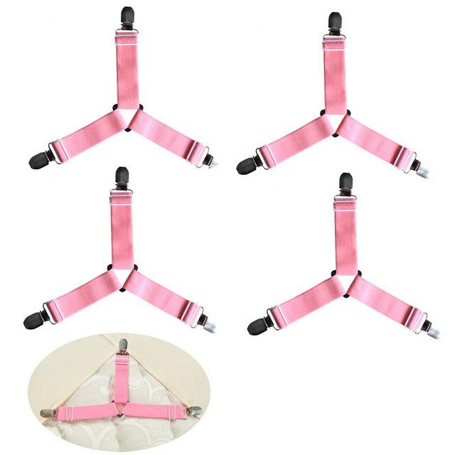 HoldTight - 4 Delers Elastiske Laken Klemmer | Skanto