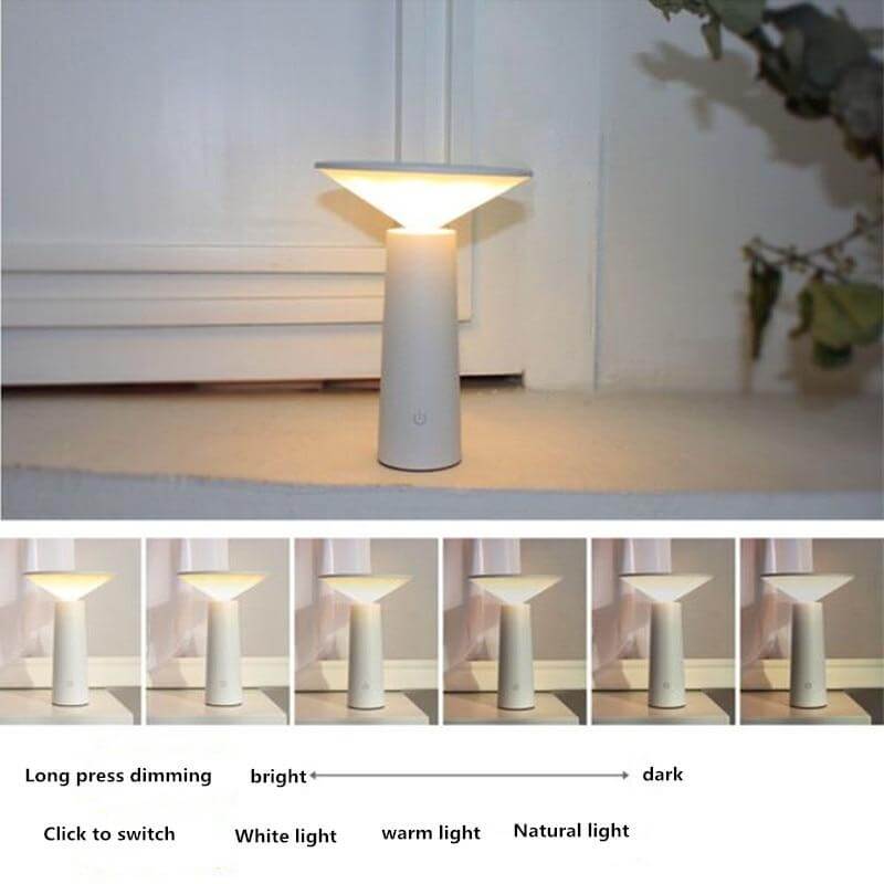 Berøringsbryter Lades 3 Moduser LED Dimmbar Skrivebord Leselampe | Skanto