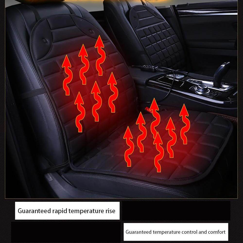 Skanto | Universell 2Pcs/Set 12V Oppvarmet Bilsetepute