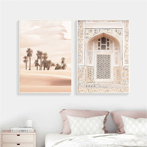 Beauty Of Desert - Lerret Veggkunst Maleri | Skanto