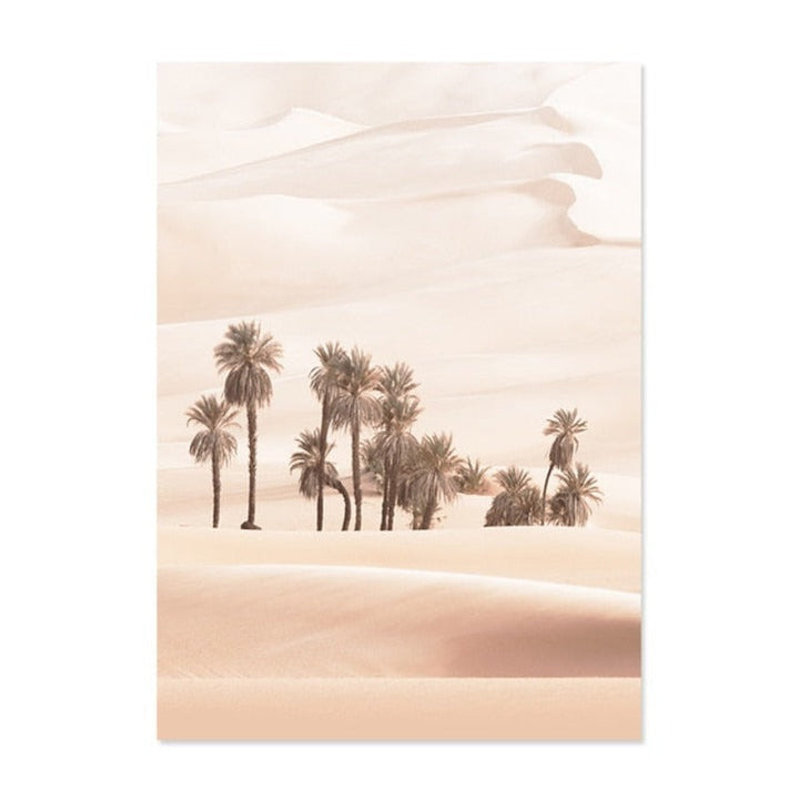 Beauty Of Desert - Lerret Veggkunst Maleri | Skanto