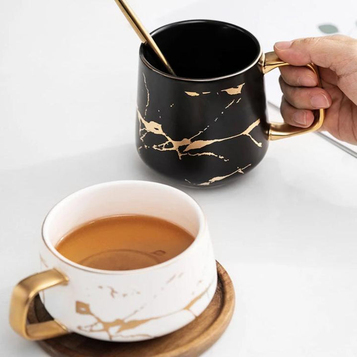 Kintsugi Nordic Keramisk Høy Kopp | Skanto