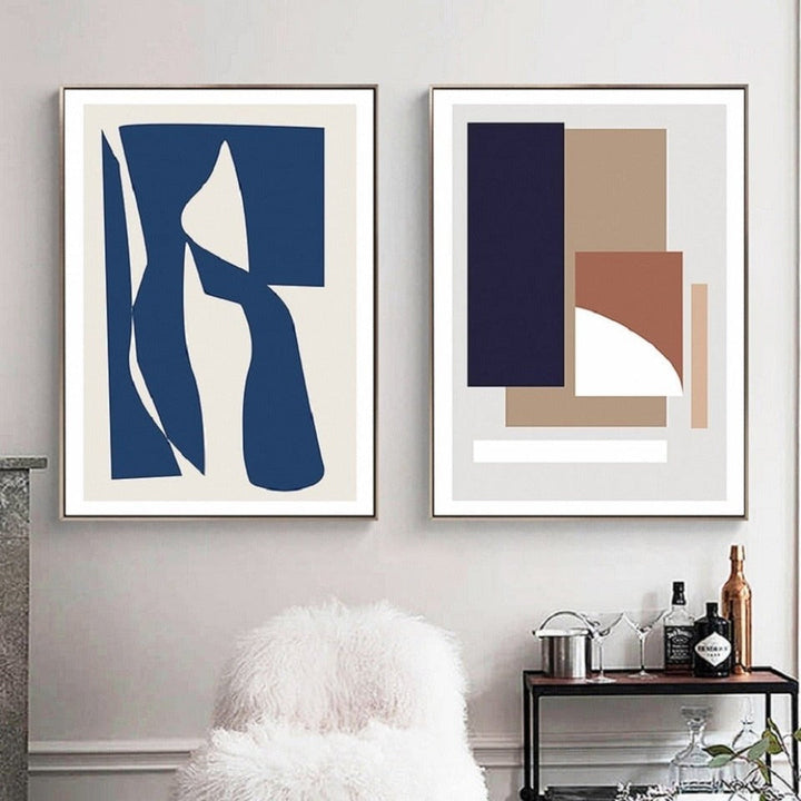 Skandinavisk moderne kunst – lerretmaleri
