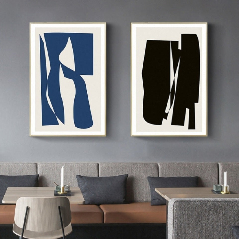 Skandinavisk moderne kunst – lerretmaleri