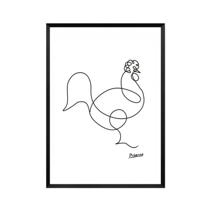 Tierskisser - Lærret Veggkunst Maleri | Skanto