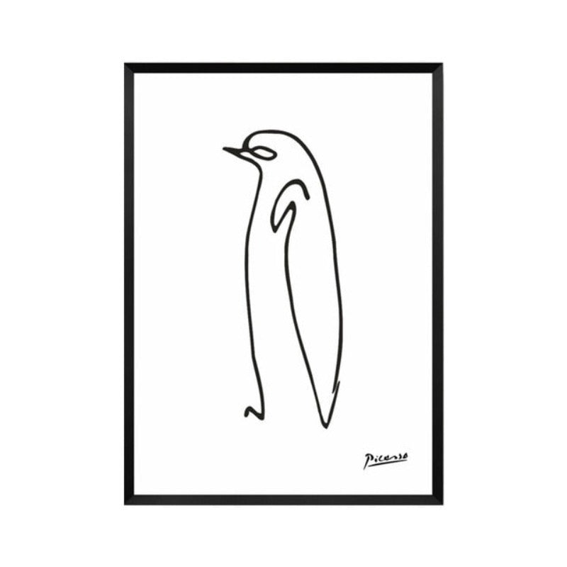 Tierskisser - Lærret Veggkunst Maleri | Skanto
