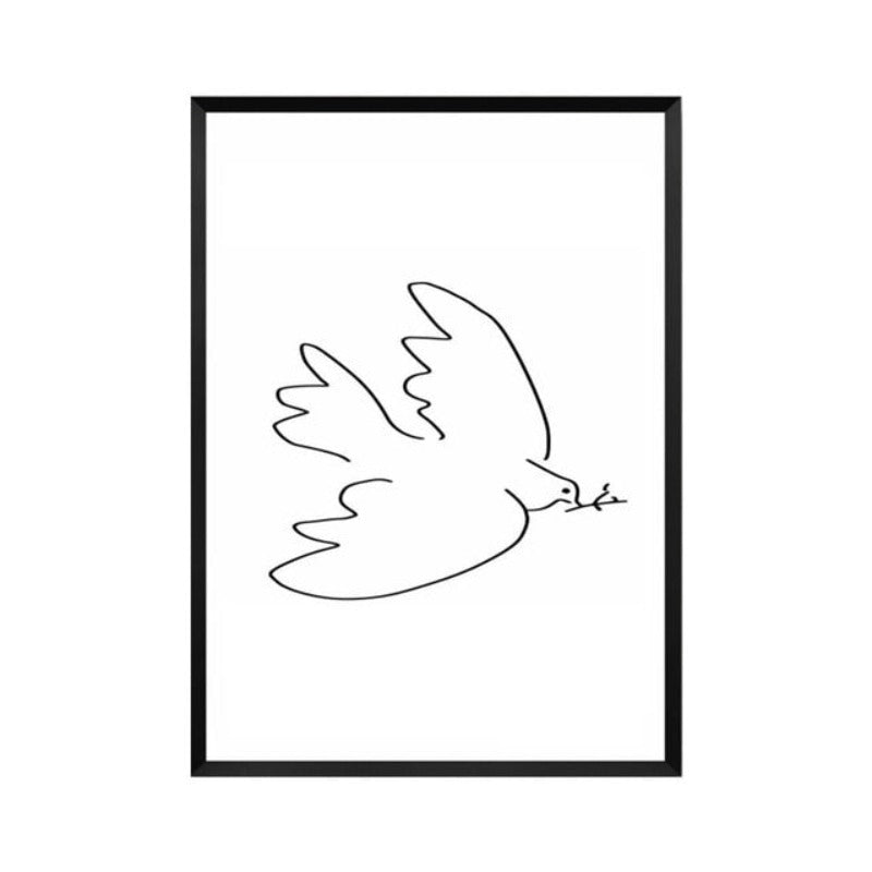 Tierskisser - Lærret Veggkunst Maleri | Skanto