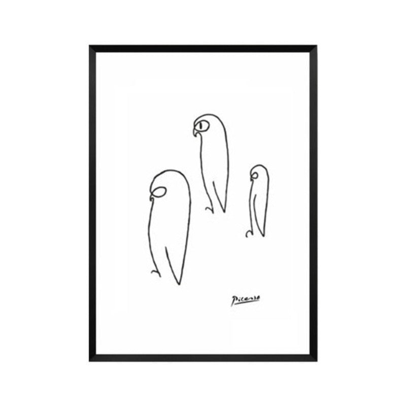 Tierskisser - Lærret Veggkunst Maleri | Skanto