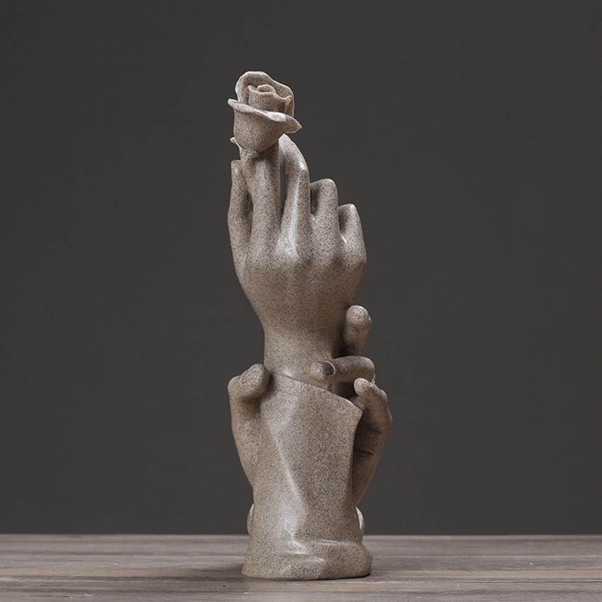 Sammen Kjærlighet Rose Statue | Skanto