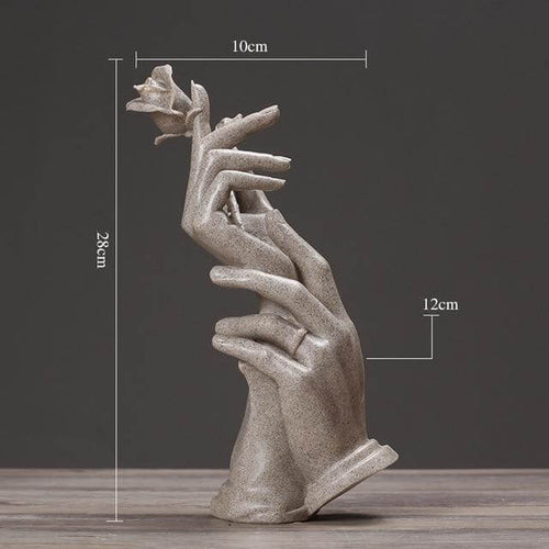 Sammen Kjærlighet Rose Statue | Skanto