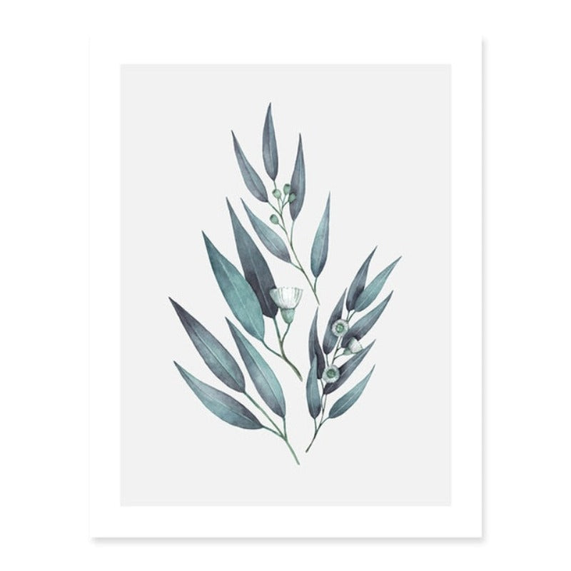 Botaniske blader veggkunst bilder - lerret veggkunst maleri | Skanto