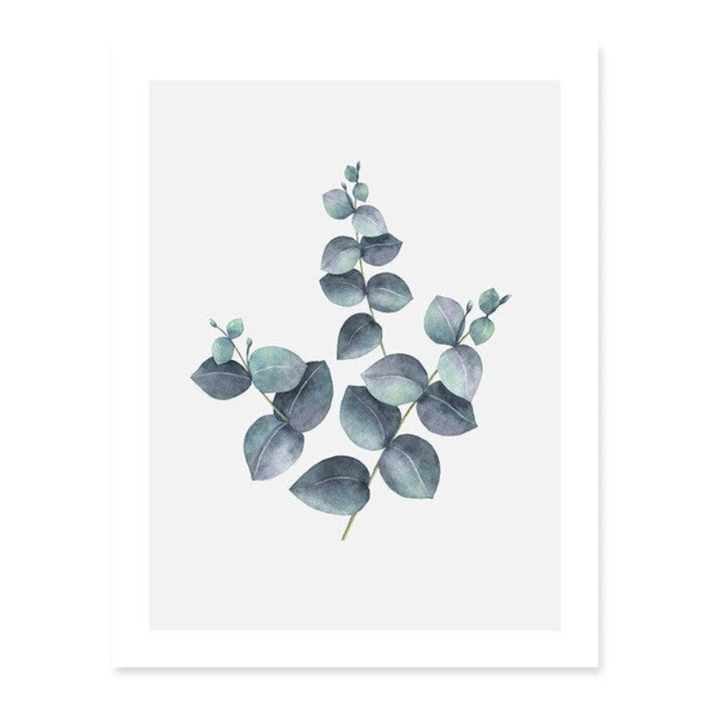 Botaniske blader veggkunst bilder - lerret veggkunst maleri | Skanto