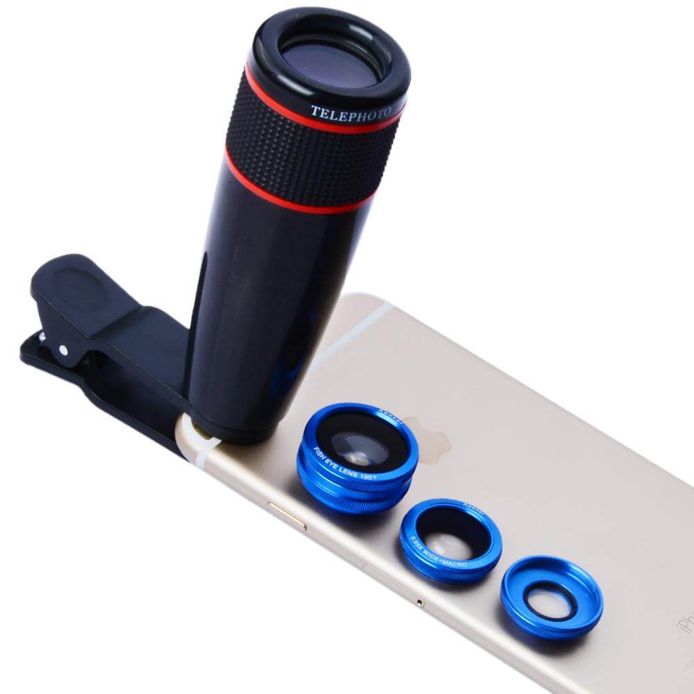 Skanto | 12X Fisk Eye Vidvinkel iPhone Linse