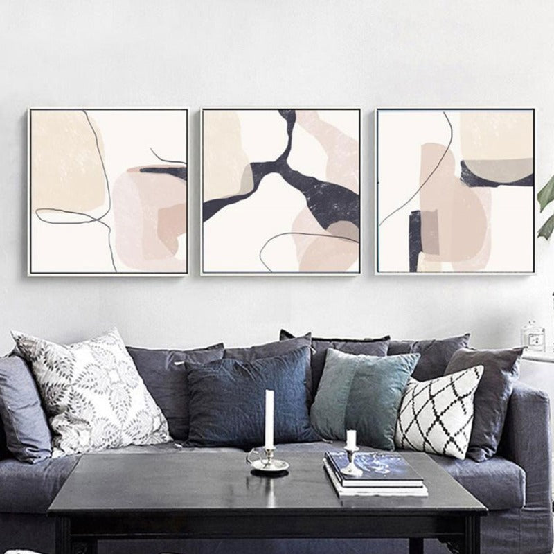 Abstract Marmor - Lerretsveggerkunst Maleri | Skanto