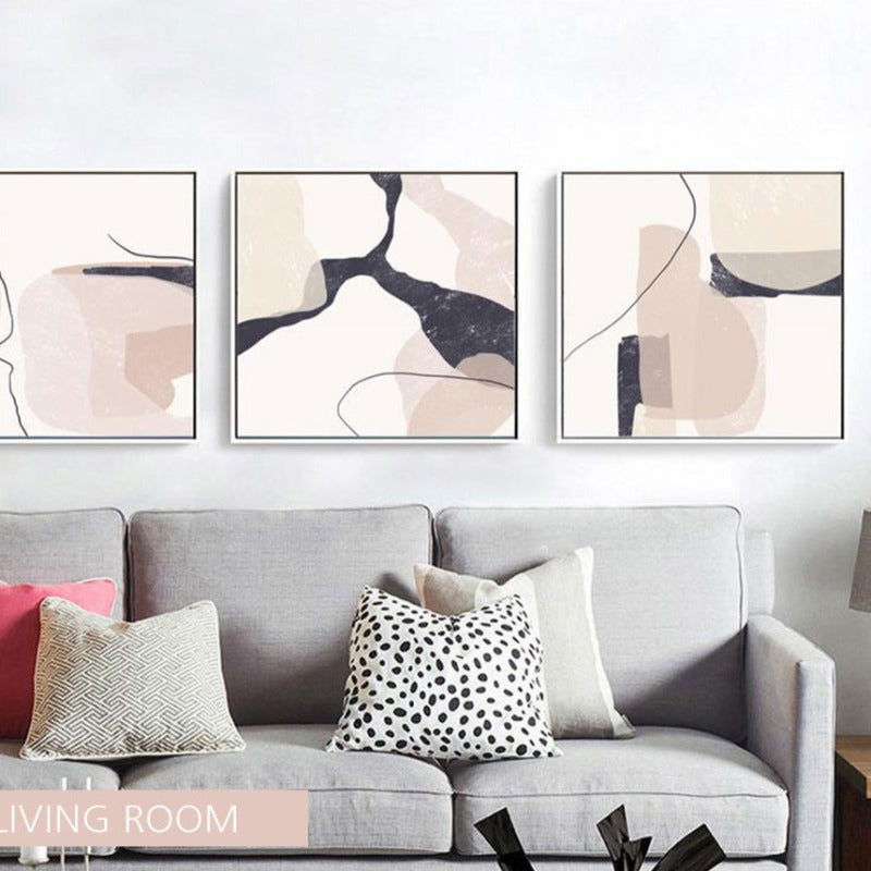 Abstract Marmor - Lerretsveggerkunst Maleri | Skanto