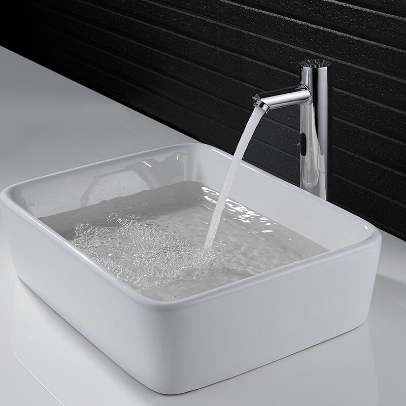 Skanto | AquaSense Automatisk Infrarød Sensorkran – Berøringsfri Vannkontroll for Hygiene & Effektivitet