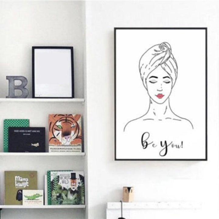 Be You - Lerret Veggkunst Maleri | Skanto