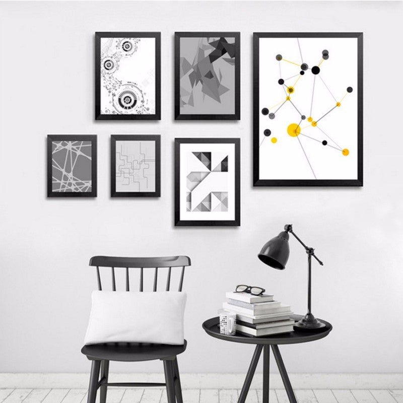 Casual Thought Points-Canvas Veggkunst Maleri | Skanto