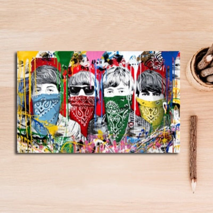 Gategraffiti – lerretsbilde