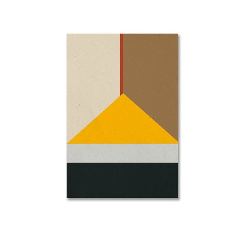 Skandinaviske geometriske trykkplakater nordisk - lerretbilde