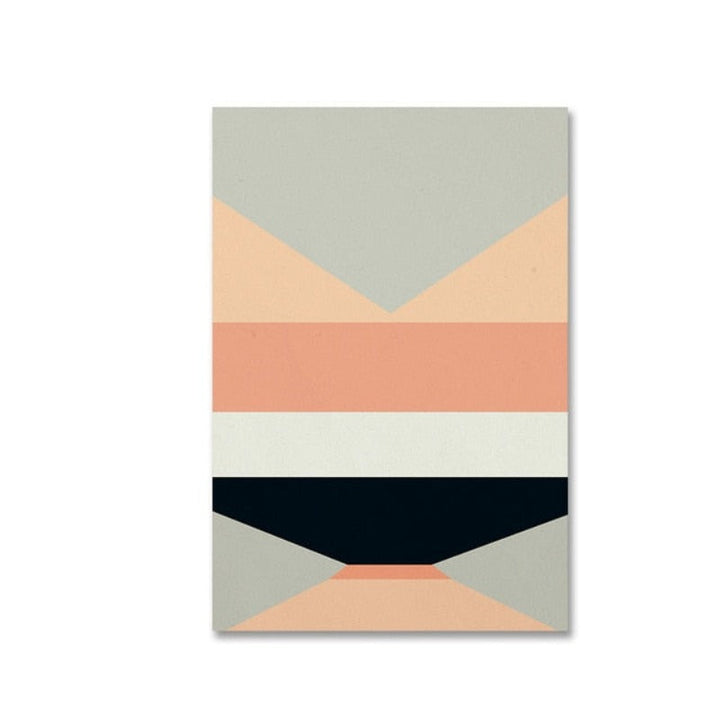 Skandinaviske geometriske trykkplakater nordisk - lerretbilde