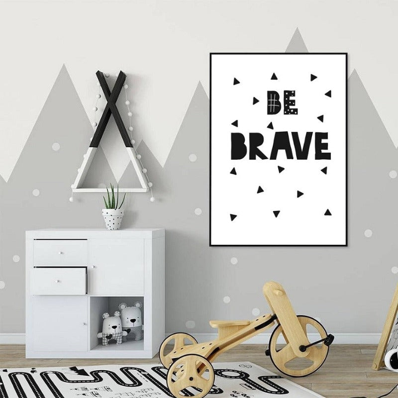 Play Big Dream Big - Canvas Veggkunst Maleri