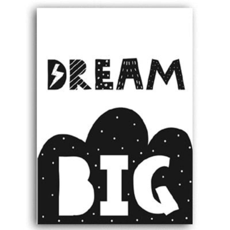 Play Big Dream Big - Canvas Veggkunst Maleri