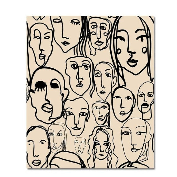 Vakker abstrakt Love-Yourself - lerret veggkunst maleri | Skanto