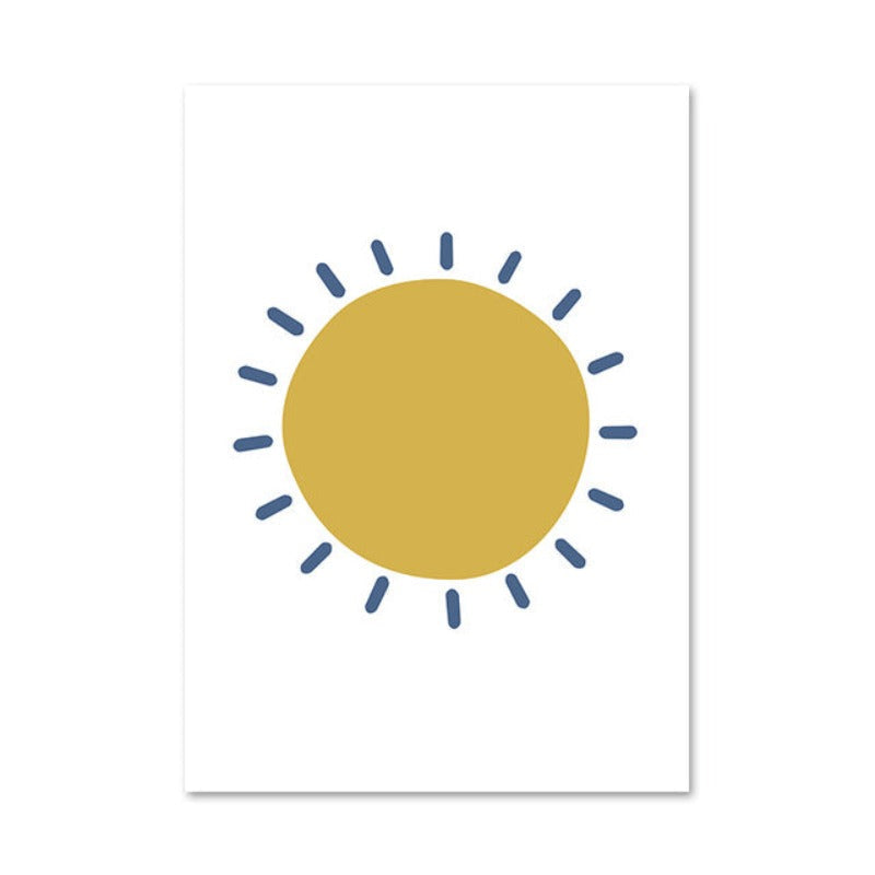Solskinnende regnbue - Lerretsbilde