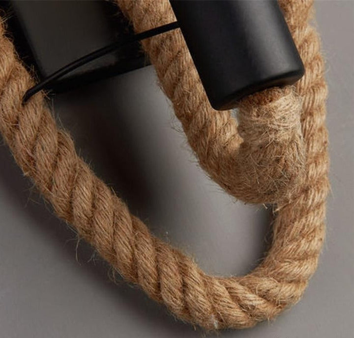 Skanto | Vintage Rope Wall Lamp - RusticRope