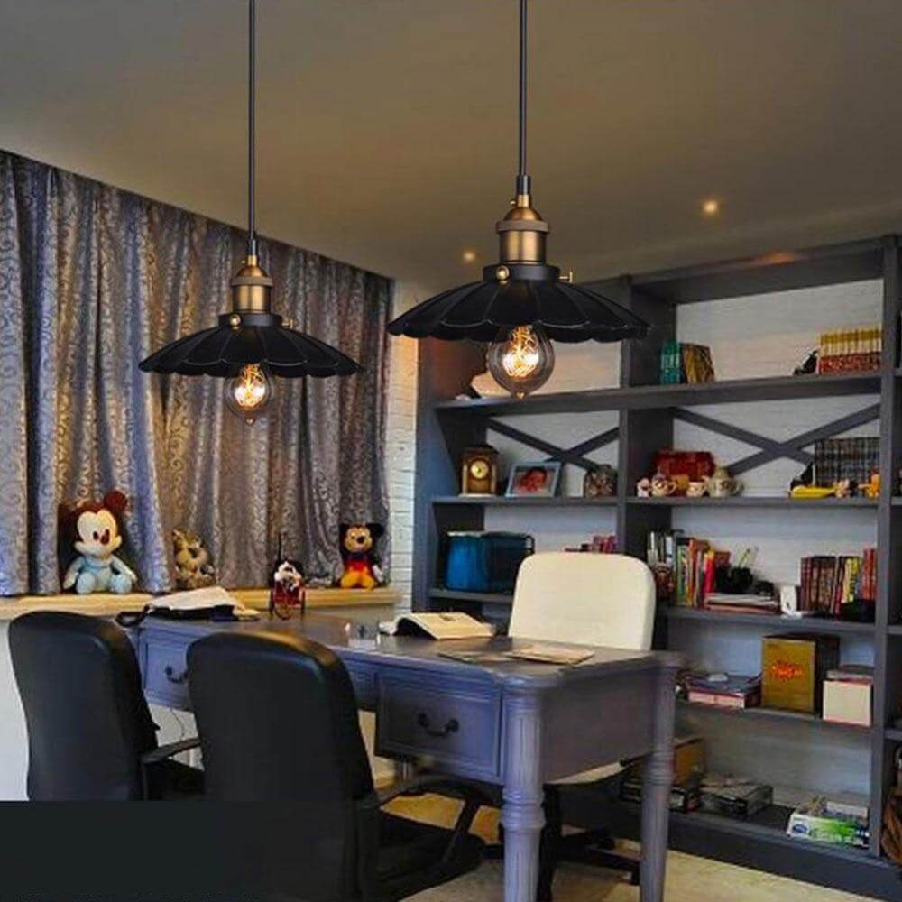 Eisen Vintage Loft Stil Hengende Lampe
