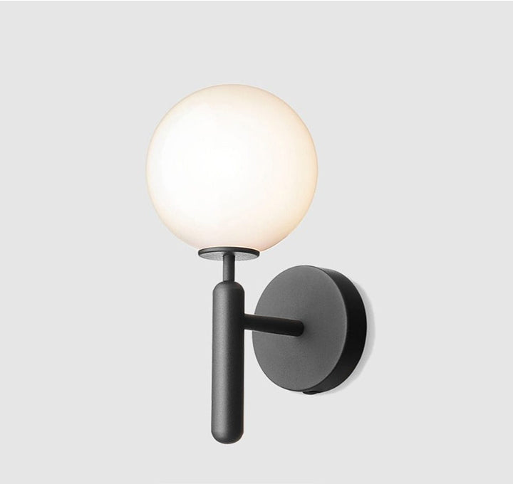 Moderne Glass Rund Vegglampe | Skanto