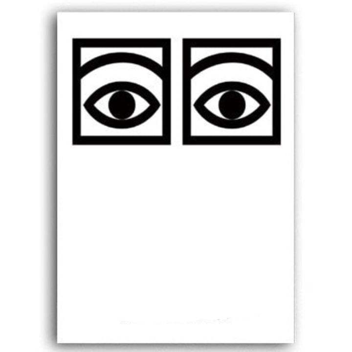 BLA Staring Eyes - Lærred Veggkunst Maleri | Skanto